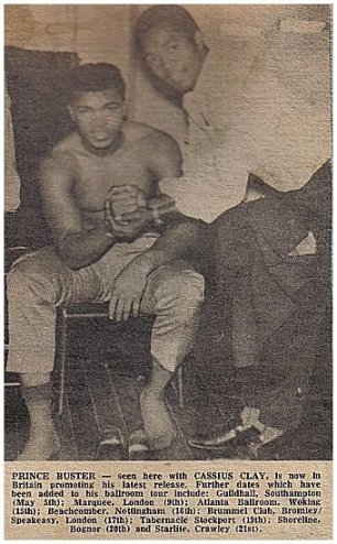 Prince Buster & Cassius Clay cutting