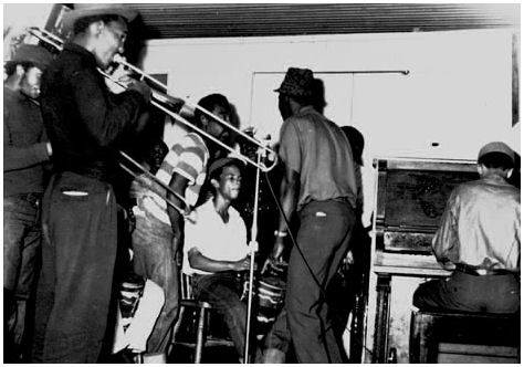 the skatalites, don drummond on trombone